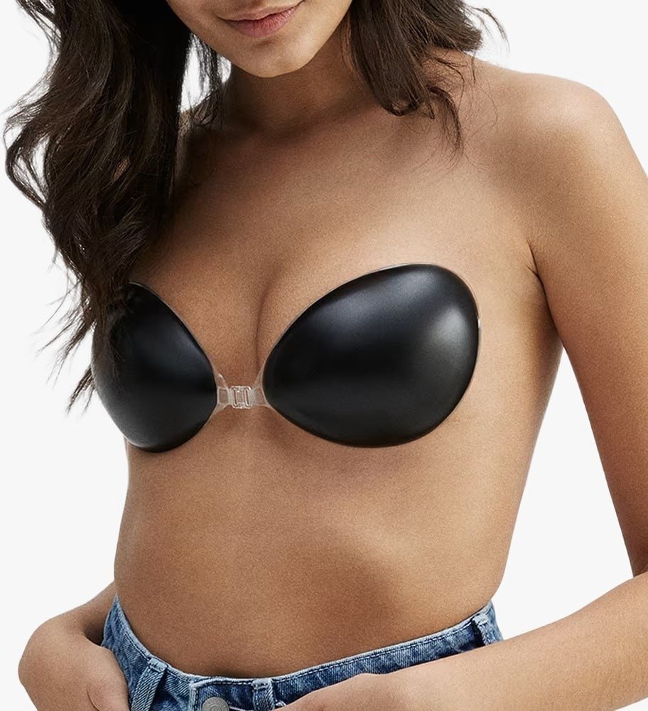 Silicon Wired Free Bra black