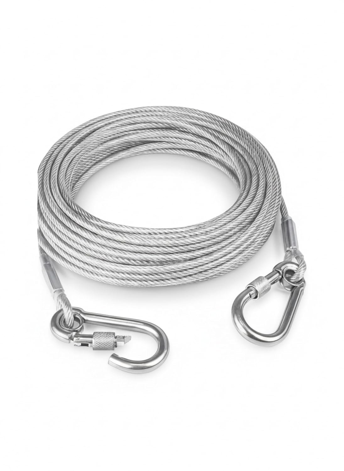 5 METER HEAVY DUTY CLOTHES DRYING ROPE WITH HOOKS